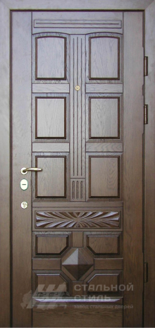 Дверь «Парадная дверь №368» c отделкой Массив дуба